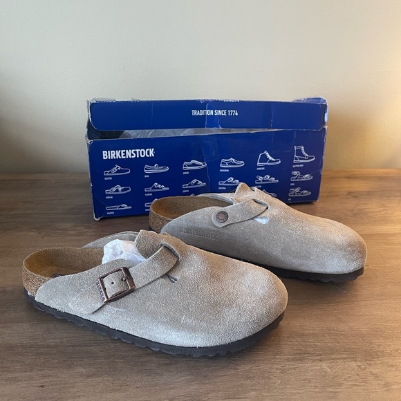 Birkenstock Boston | Taupe | Size 36 - Narrow - Picture 6 of 16